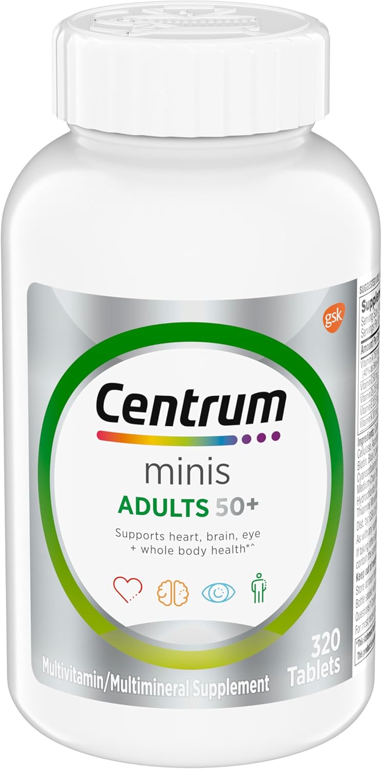 Centrum Minis Silver Multivitamin - 320 Count - Adults 50+