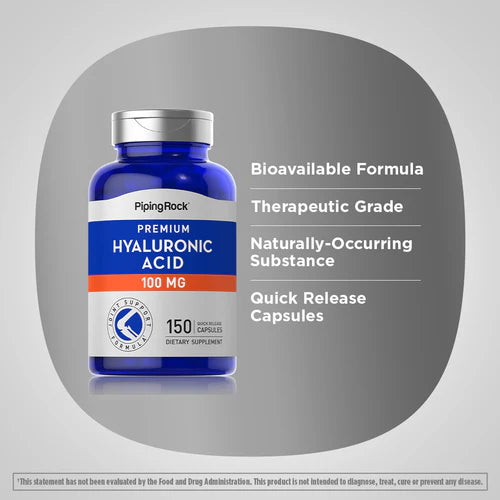 Hyaluronic Acid, 100 mg, 150 Quick Release Capsules