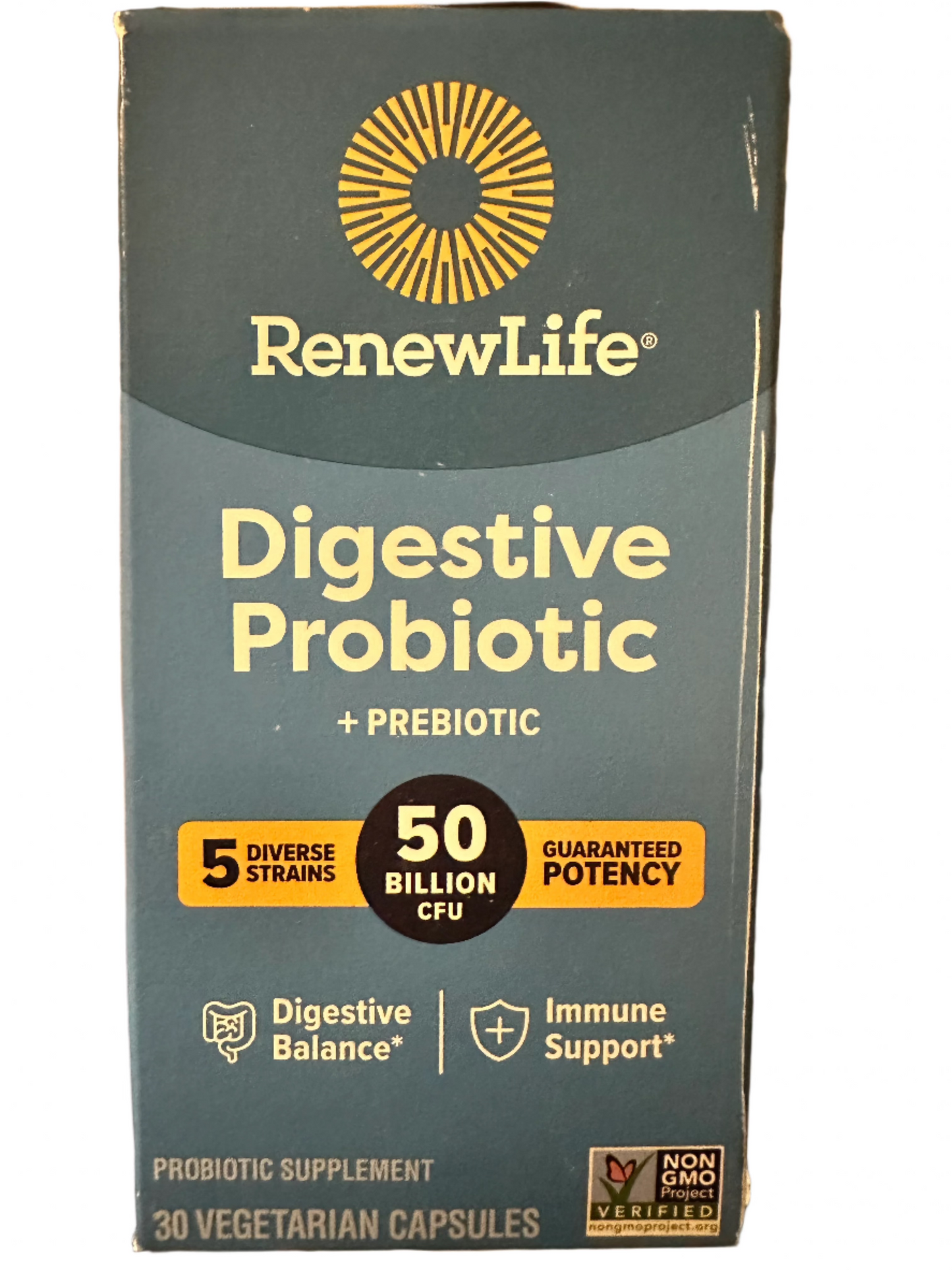 Digestive Probiotic 50 Billion, 30 Vegetarian Capsules