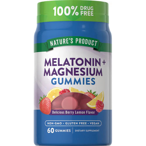 Berry Lemon Flavored Magnesium Supplement - 60 Count