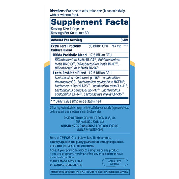 Probiotic 30 Billion CFU, 30 Vegetarian Capsules