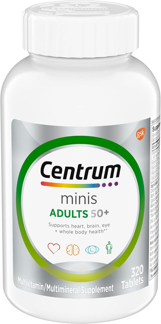 Centrum Minis Silver Multivitamin - 320 Count - Adults 50+