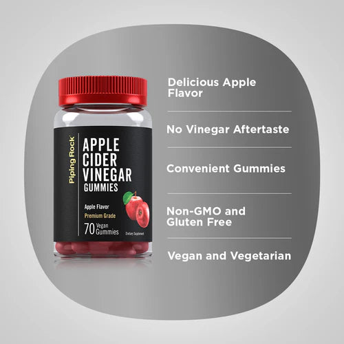 Apple Cider Vinegar (Apple), 70 Vegan Gummies