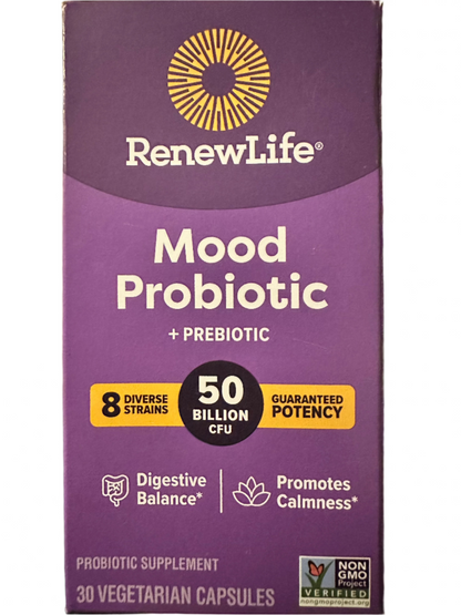 Mood Probiotic 50 Billion, 30 Vegetarian Capsules