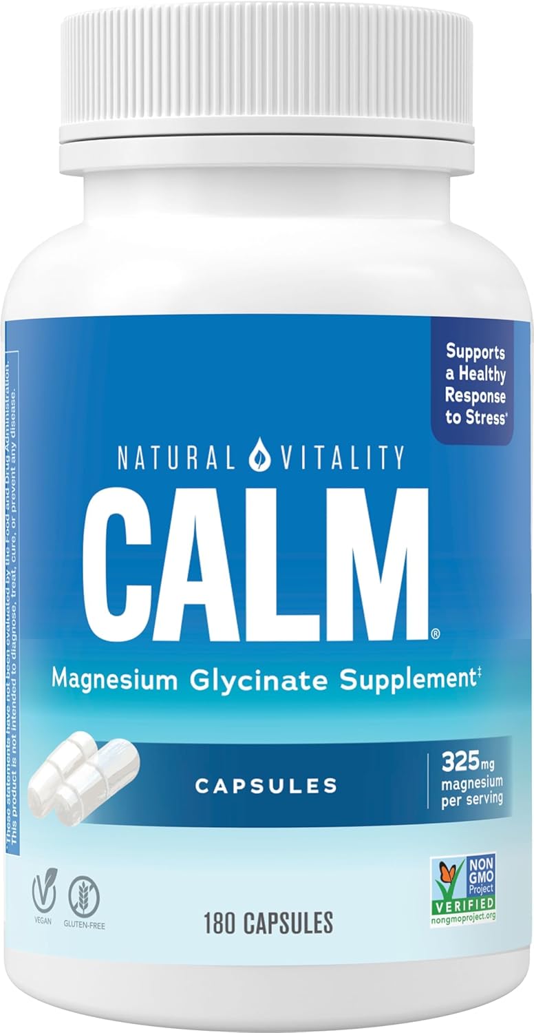 Calm Magnesium Glycinate, 120 Capsules