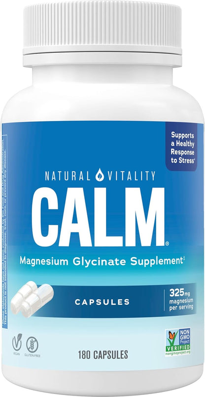 Calm Magnesium Glycinate, 120 Capsules