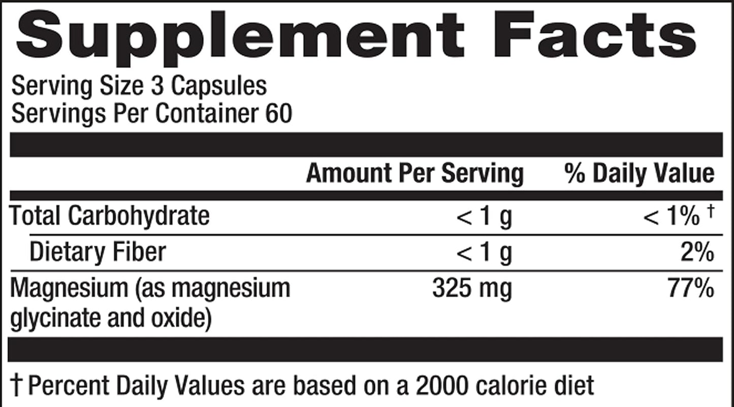 Calm Magnesium Glycinate, 120 Capsules