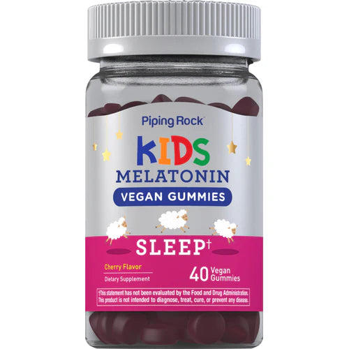 Kids Sleep Melatonin (Cherry), 40 Vegan Gummies