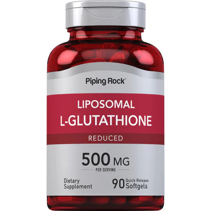 Liposomal L-Glutathione (Reduced), 500 mg (per serving), 90 Quick Release Softgels