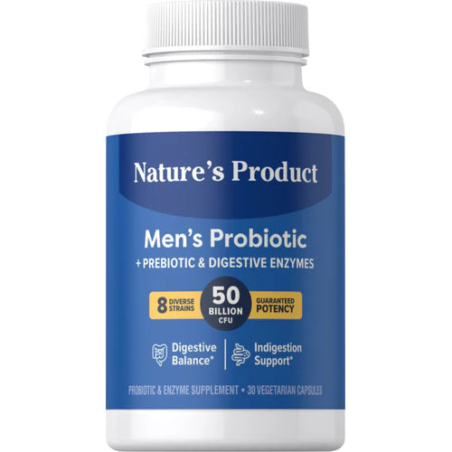 Men’s Probiotic 50 Billion, 30 Vegetarian Capsules