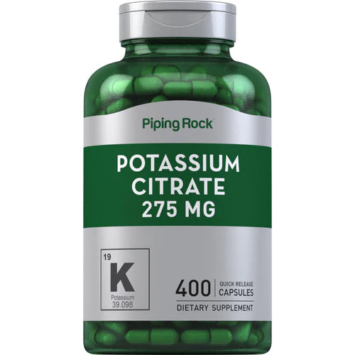 Potassium Citrate, 275 mg, 400 Quick Release Capsules, 2 Bottles